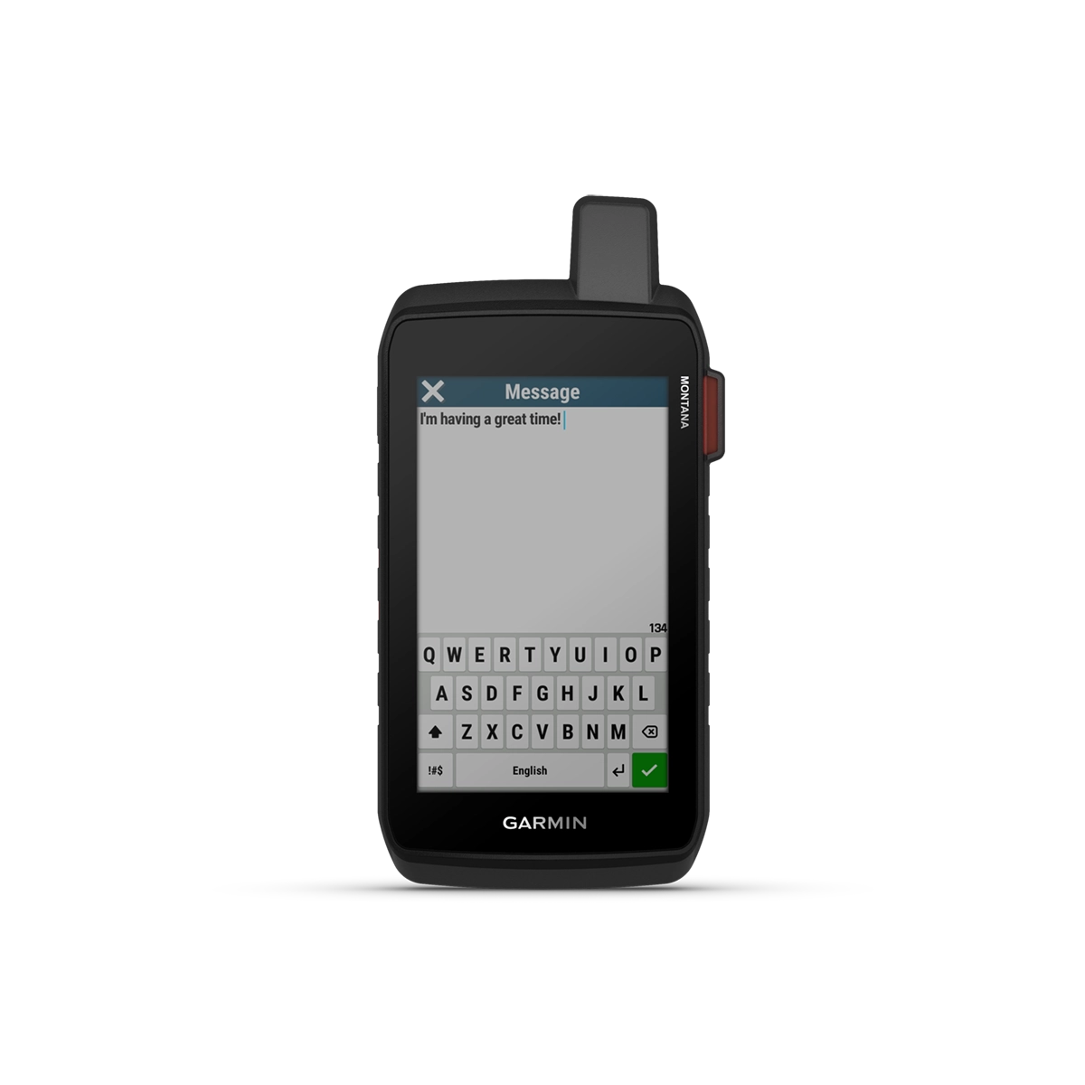 Garmin Montana 710i message