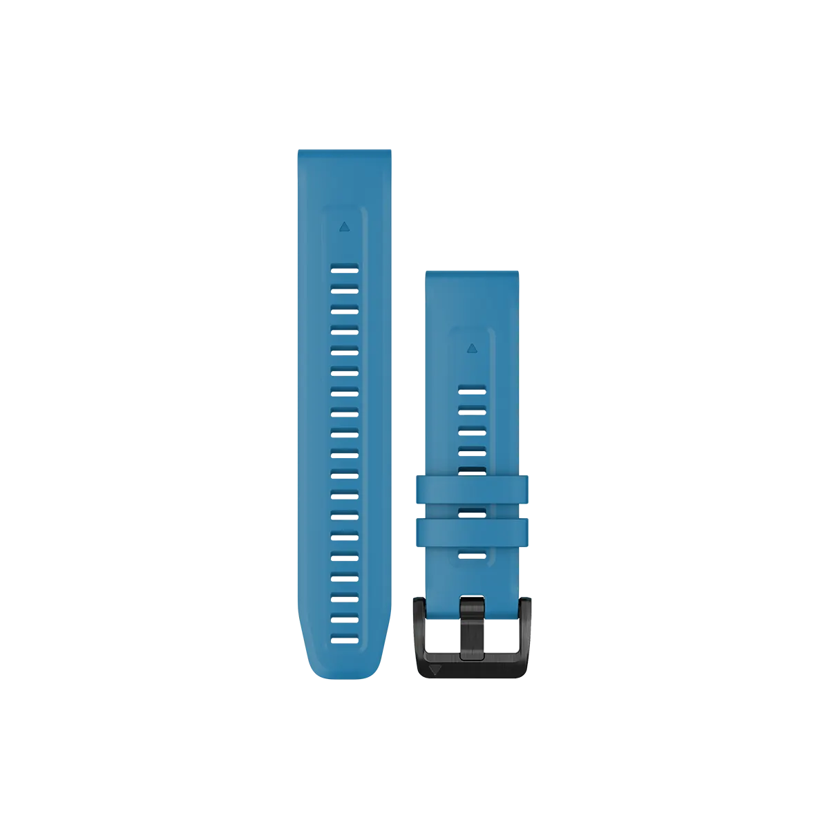Garmin QuickFit 22 Watch Bands, Cirrus Blue with Black Stainless Steel Hardware