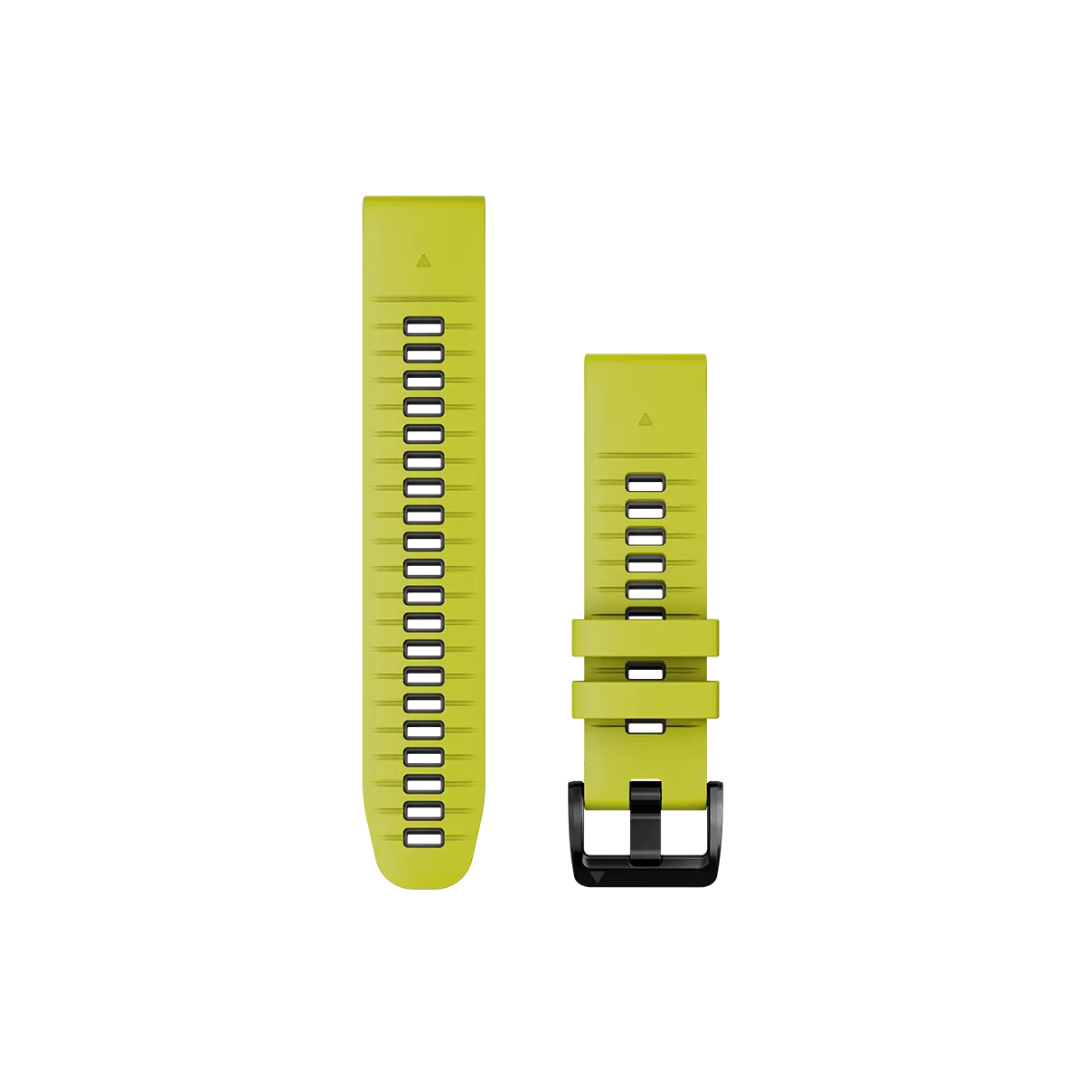 Garmin QuickFit 22 Watch Bands, Electric Lime/Graphite Silicone (010-13280-03)