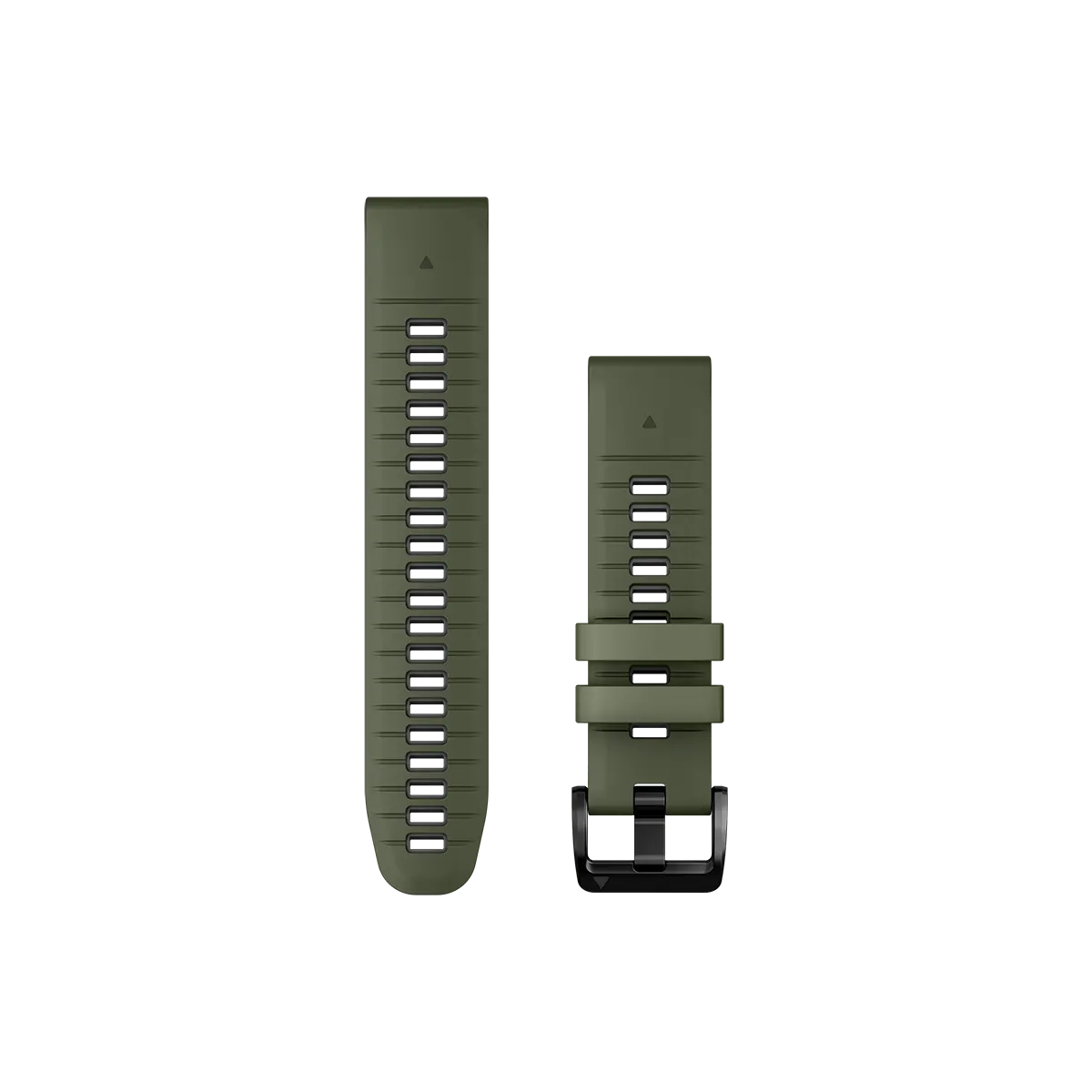 Garmin QuickFit 22 Watch Bands, Moss/Graphite Silicone (010-13280-07)