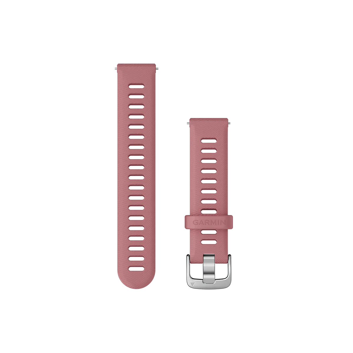 Quick Release Bands (18 mm), Light Pink with Silver Hardware