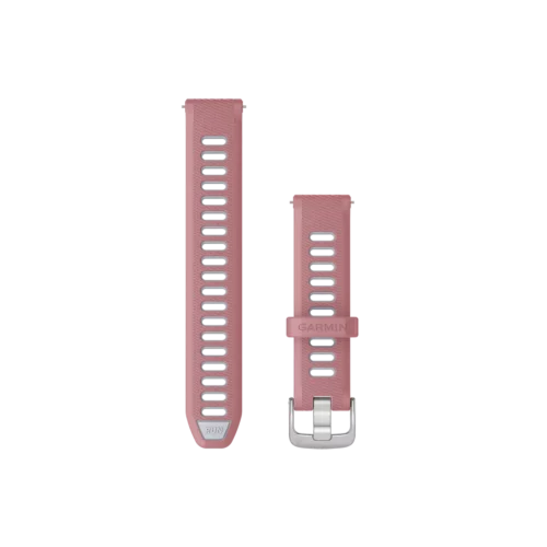 Pink/Whitestone with Silver Hardware