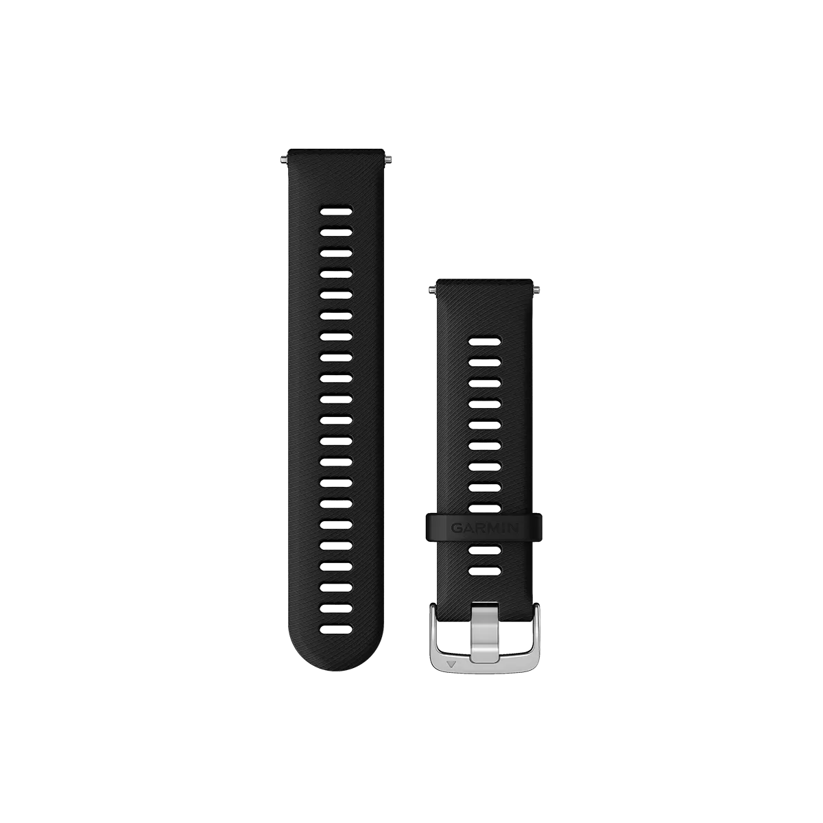 Garmin Quick Release Bands (22 mm), Black with Silver Hardware (010-11251-3A)