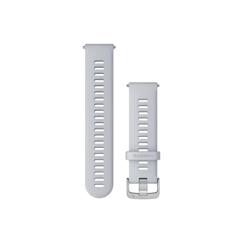 Garmin Quick Release Bands (22 mm), Whitestone with Silver Hardware (010-11251-3B)