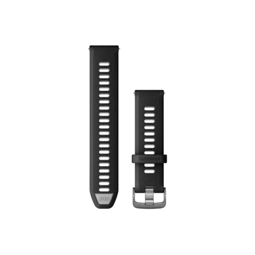 Garmin Quick Release Bands (22 mm), Black/Powder Gray with Slate Hardware (010-11251-A0)