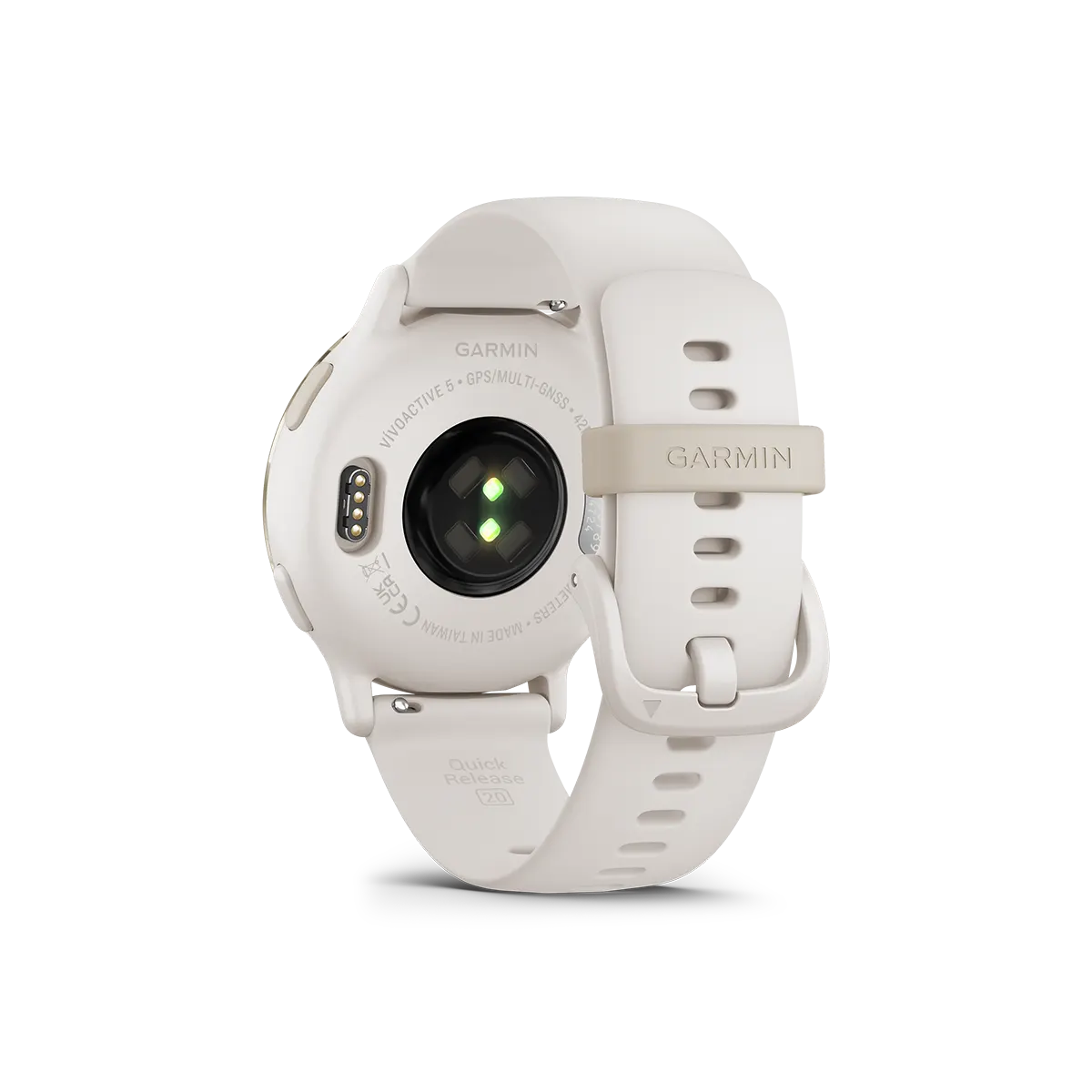 Garmin vivoactive 5 in ivory back view