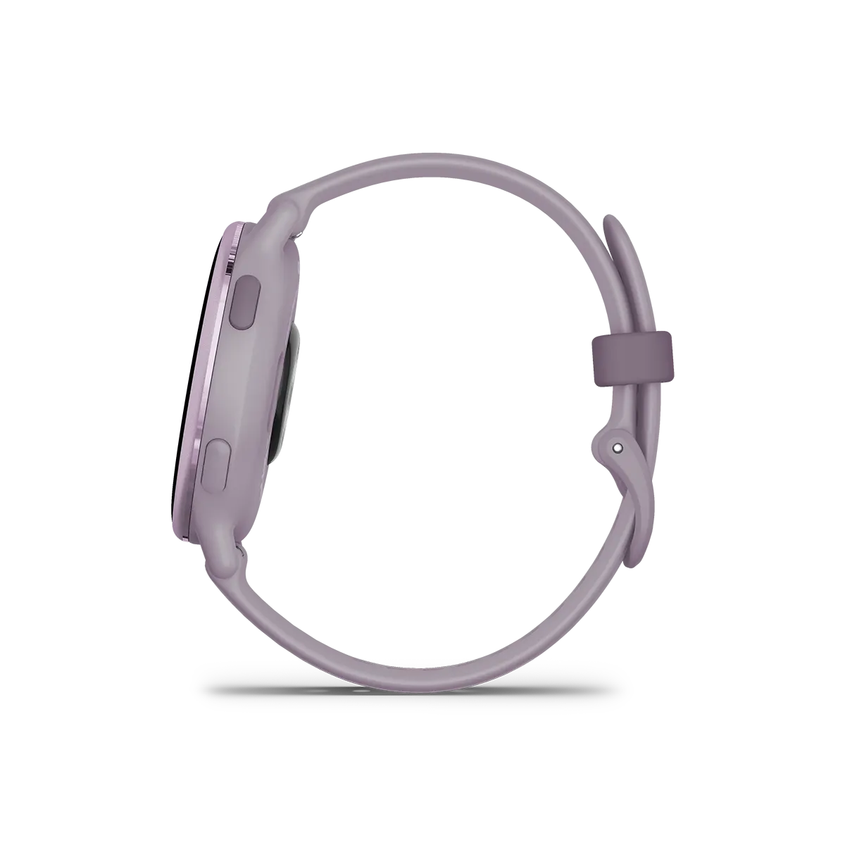 Garmin vivoactive 5 in orchid left side