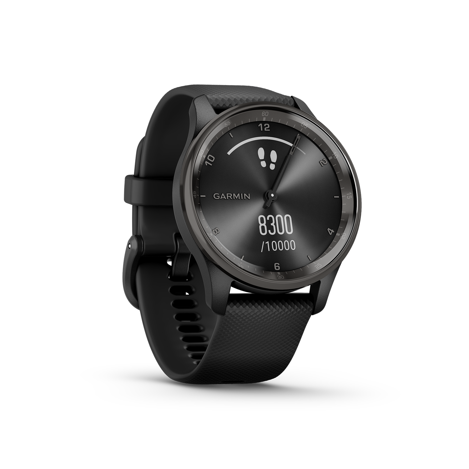 Garmin vivomove Trend in black right angled view