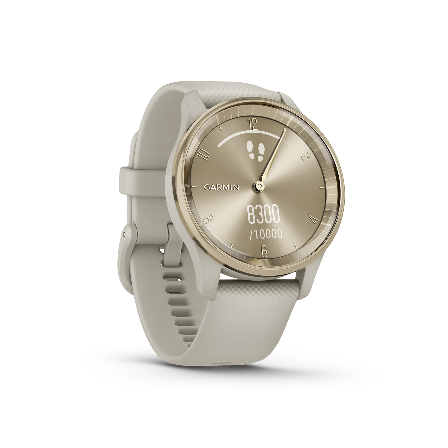 Garmin vivomove Trend in gold right angled view
