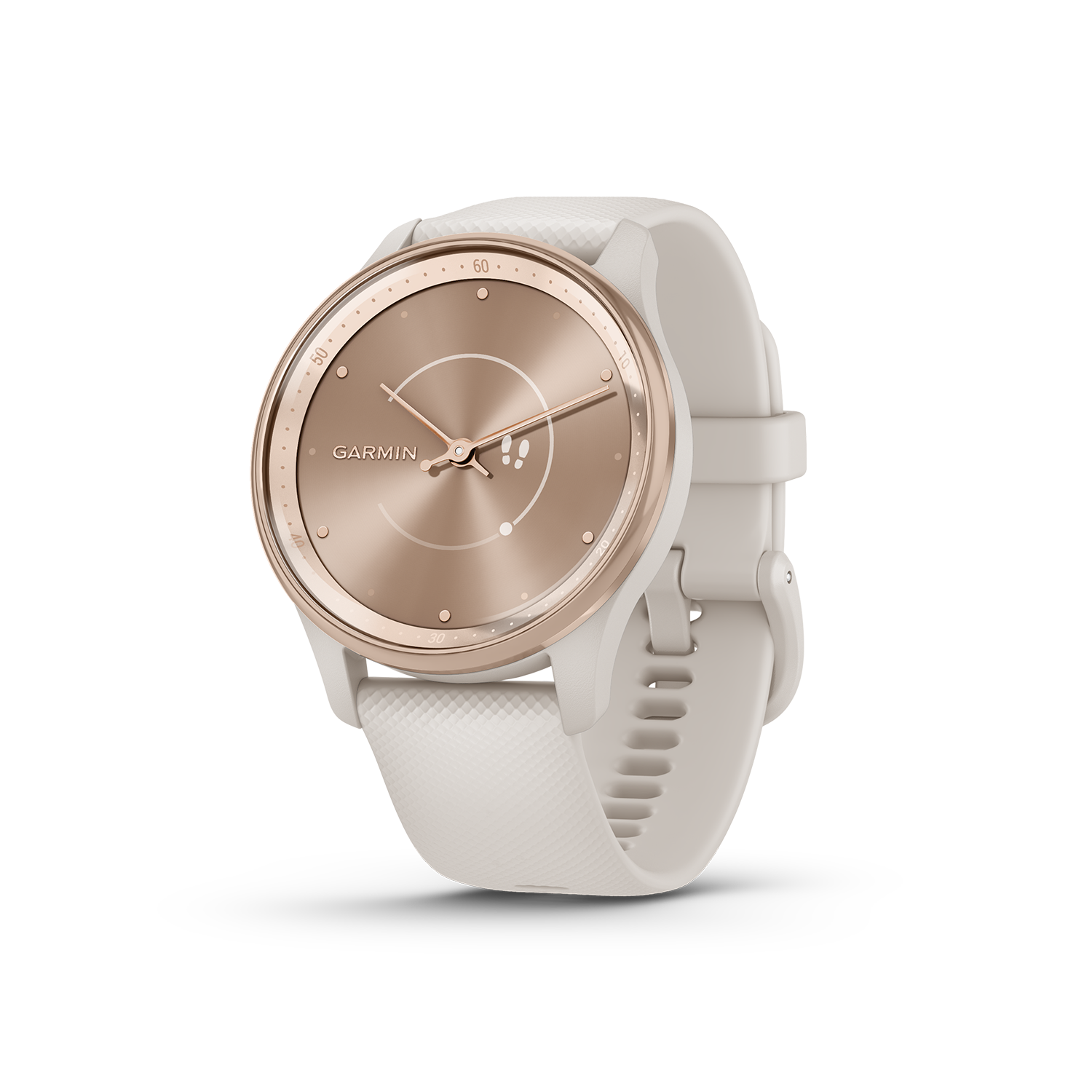 Garmin vivomove Trend in peach left angled