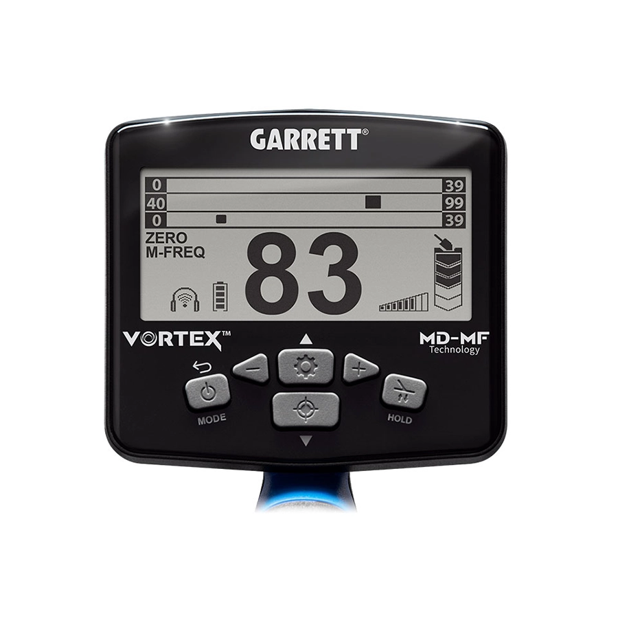 Garrett Vortex VX9 control panel