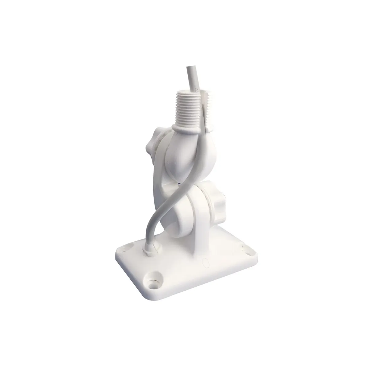 Glomex RA135 ratchet mount with cable fed through it