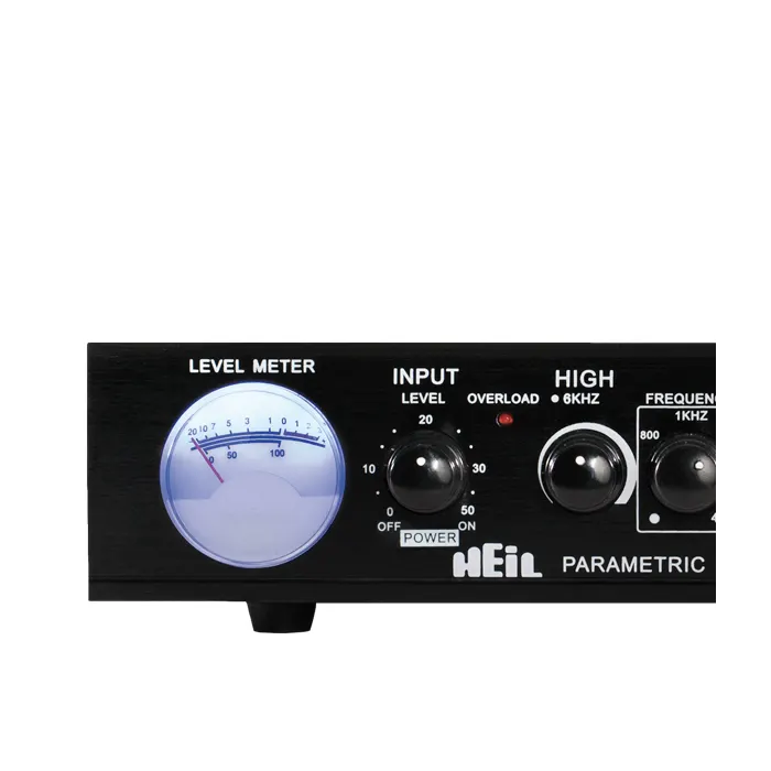 Heil Parametric Receive Audio System Equalizer close up