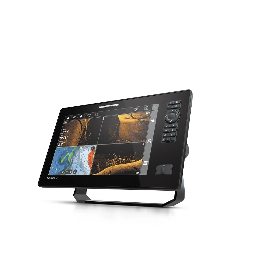 Humminbird XPLORE 12 CMSI+ left angled view