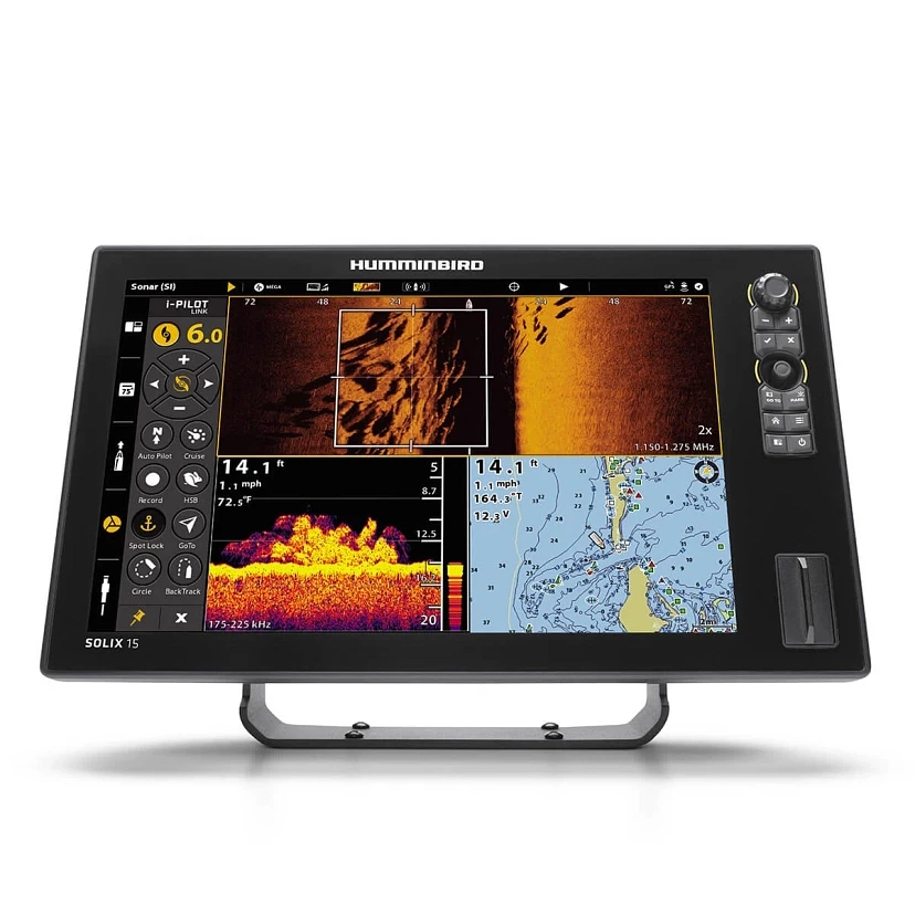 Humminbird SOLIX 15 split screen