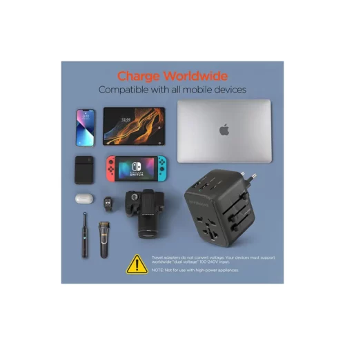 Hypergear WorldCharge Universal Travel Adapter devices
