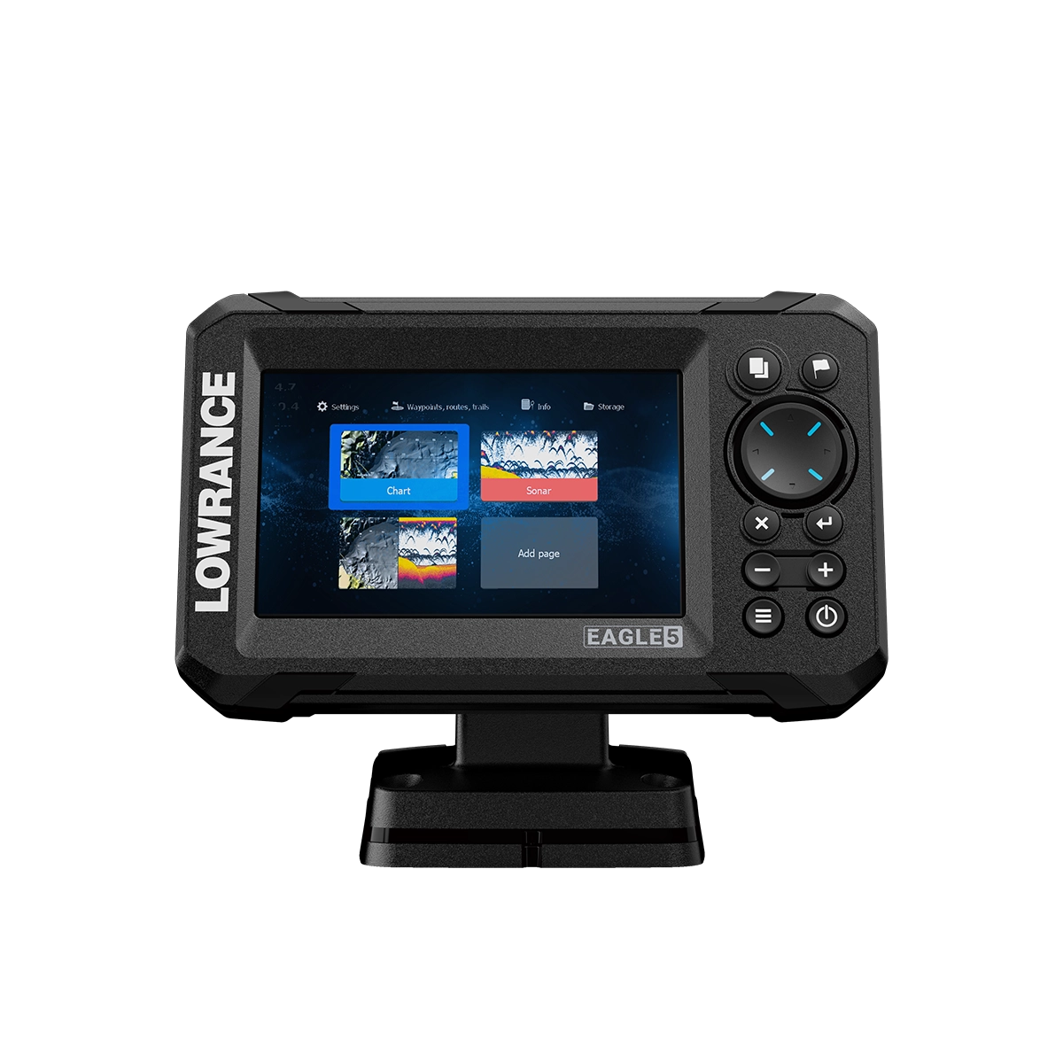 Lowrance EAGLE 5 SS main menu