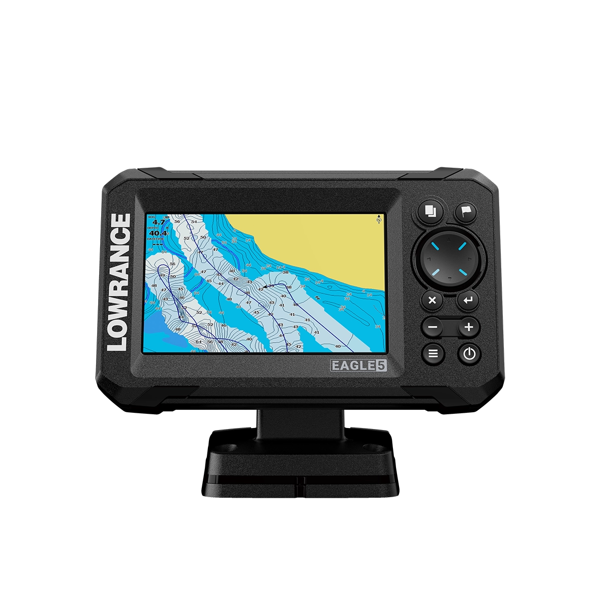 Lowrance EAGLE 5 SS map page