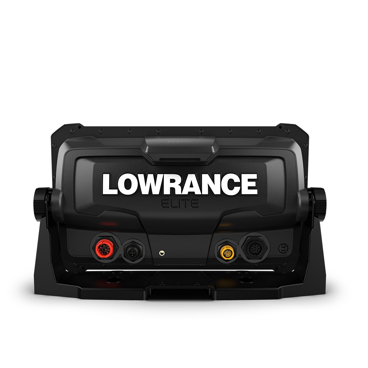 Lowrance ELITE FS 9 back side view of plugs