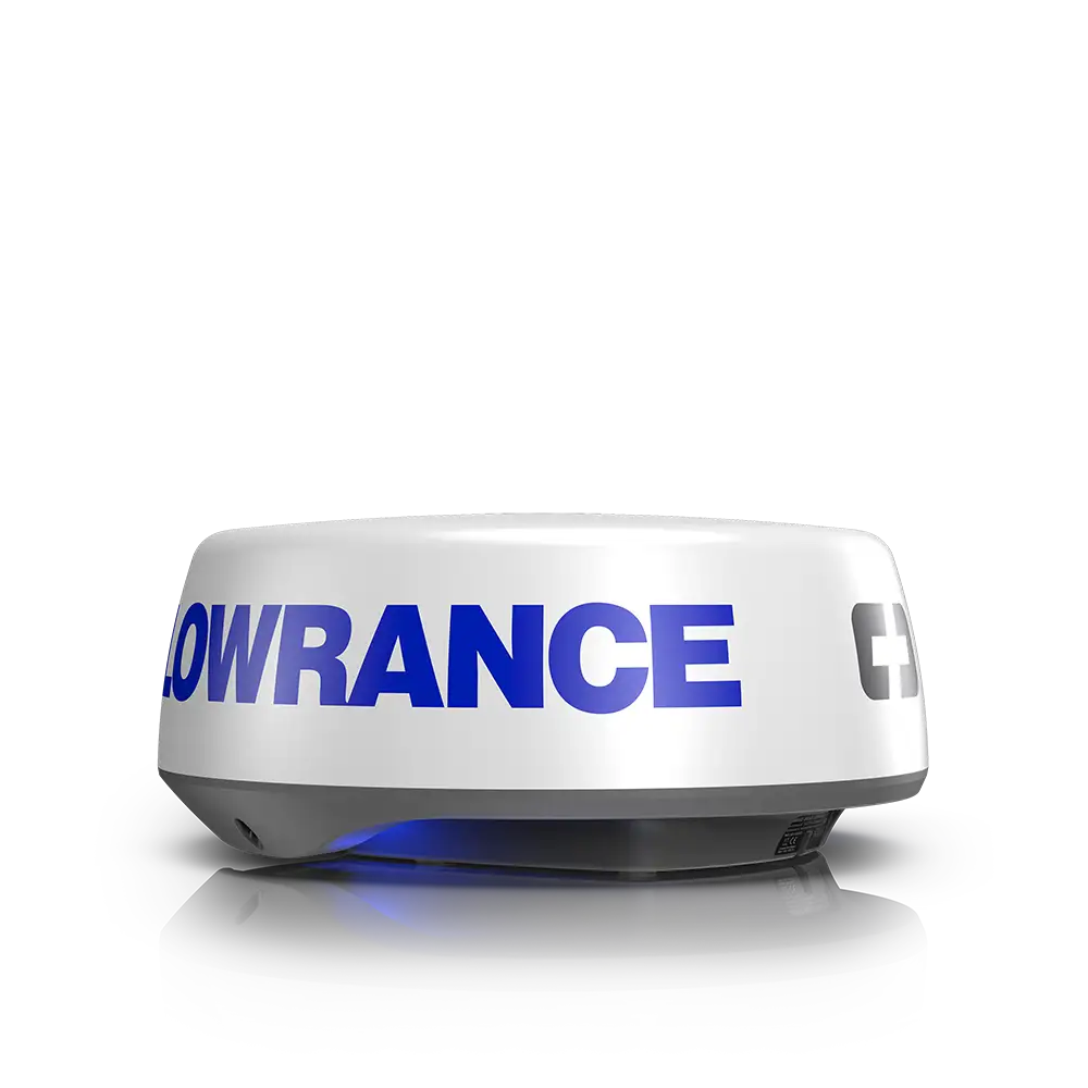 Lowrance HALO20+ Radar with light on