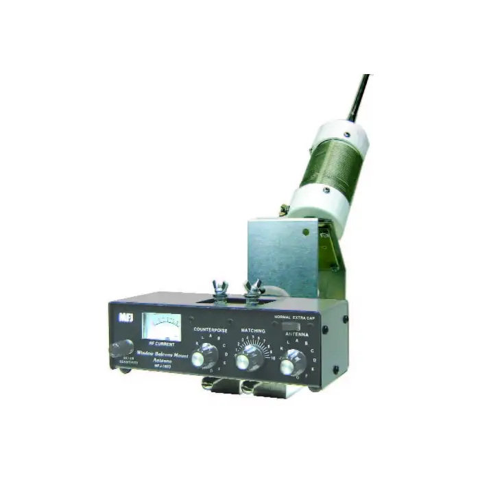 MFJ-1625 6-80M Balcony Window Antenna with Tuner