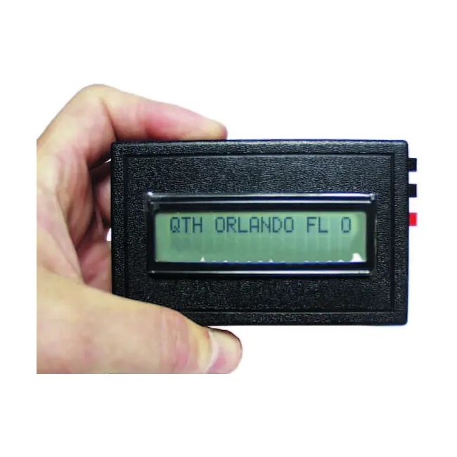 MFJ-418 pocket morse code tutor in hand