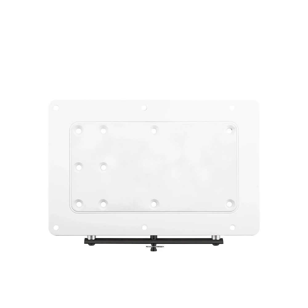 Minn Kota quick release bracket, top view, white
