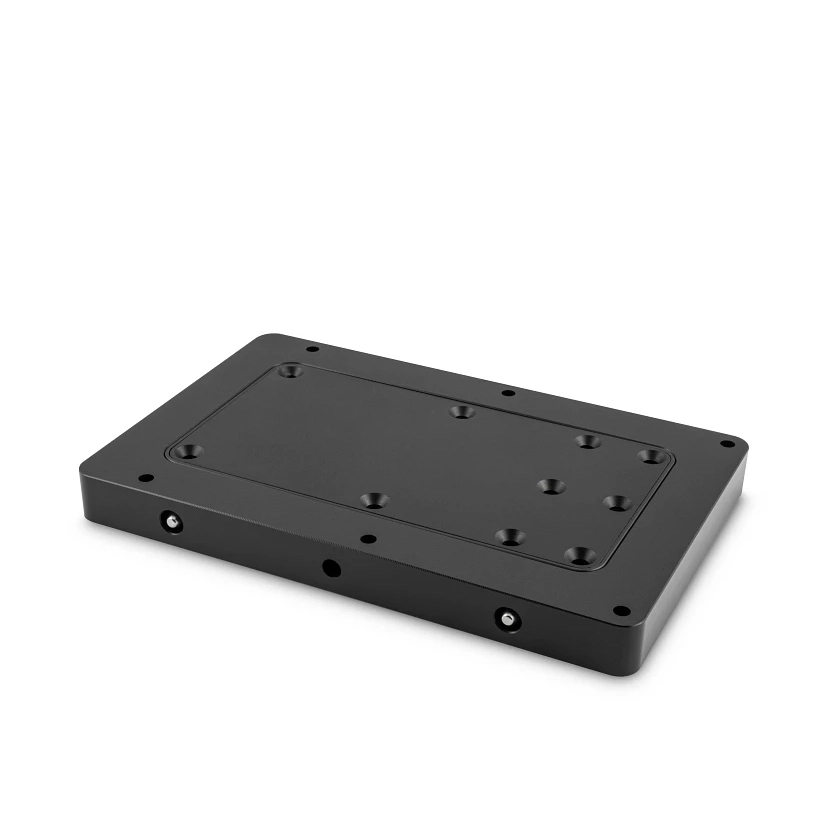 Minn Kota quick release bracket in black, other side