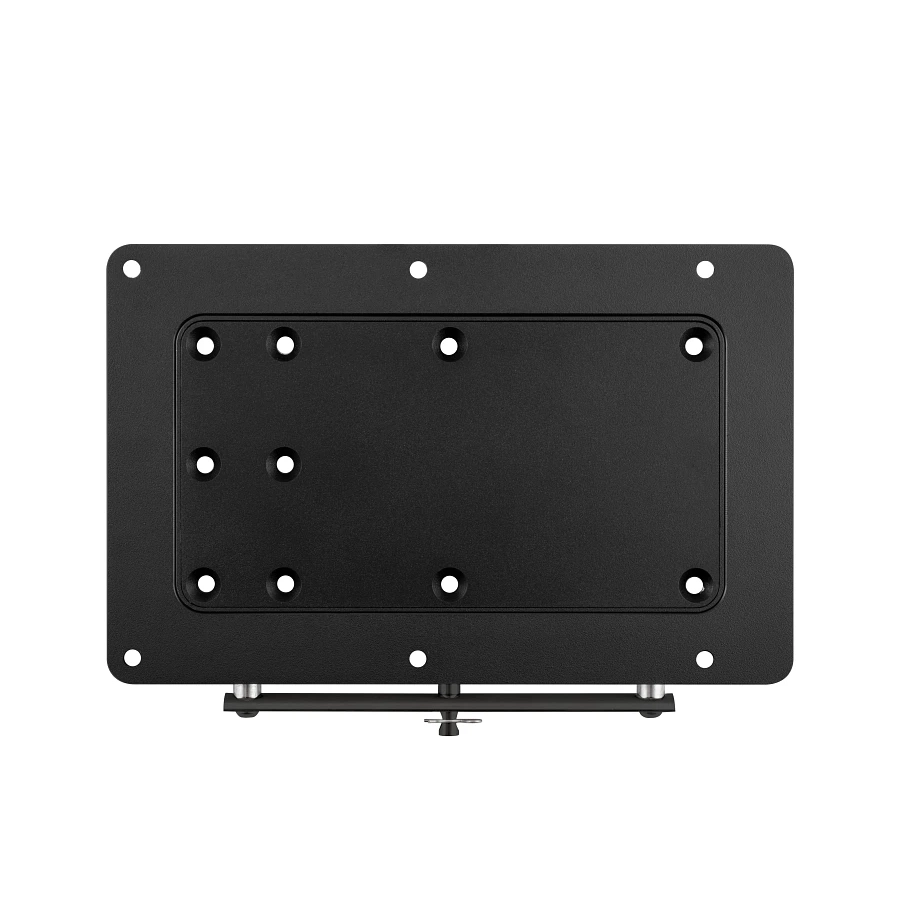 Minn Kota quick release bracket in black, top view