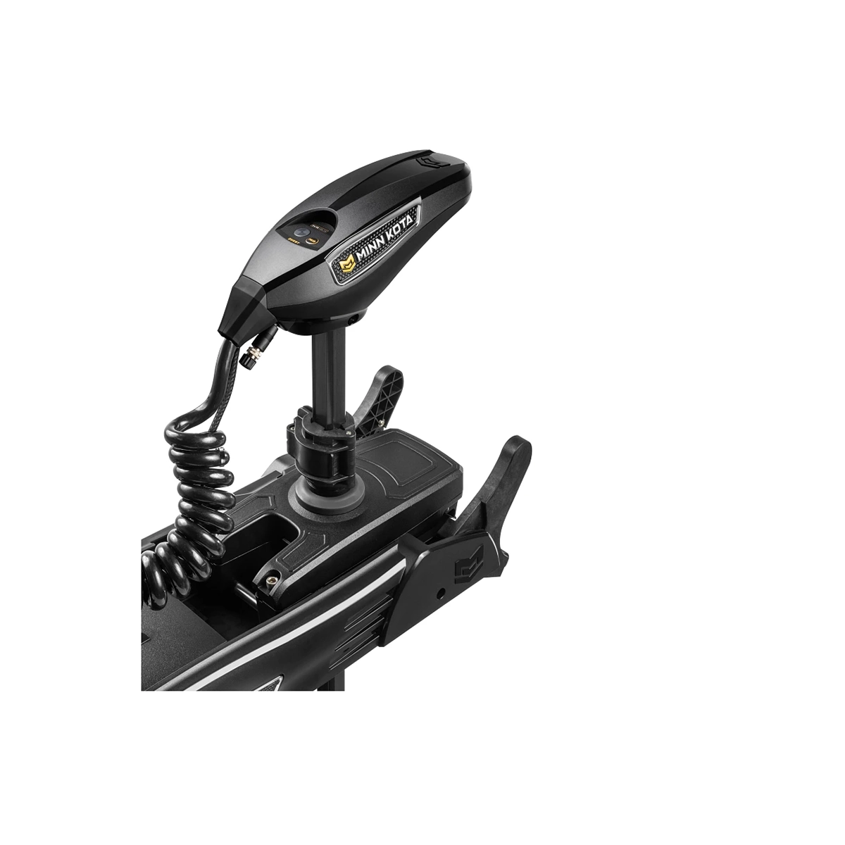 Minn Kota Terrova QUEST 60” shaft with MEGA side imaging and wireless remote top angled view