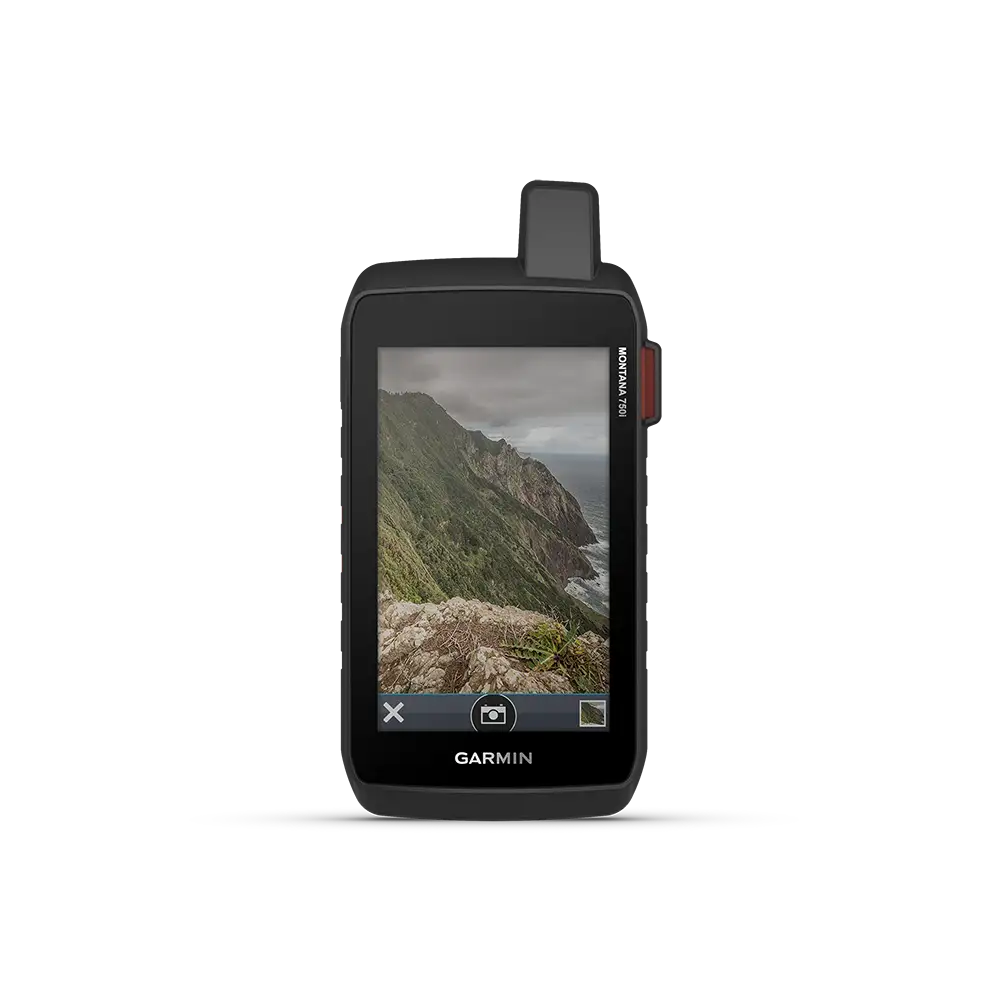 Garmin Montana 750i with camera screen
