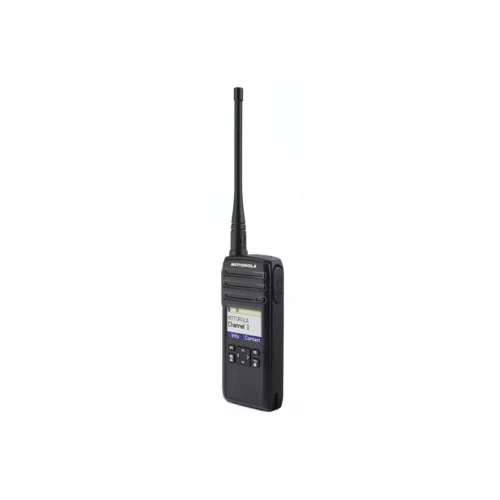 Motorola DTR700 radio left angled view