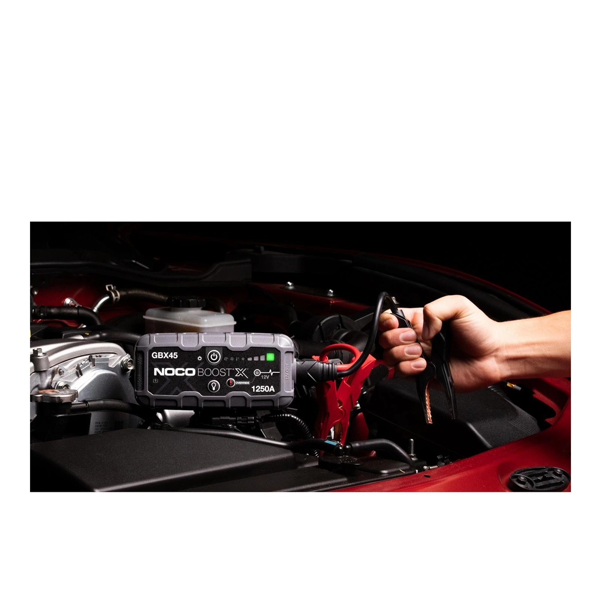 NOCO Boost X GBX45 being used