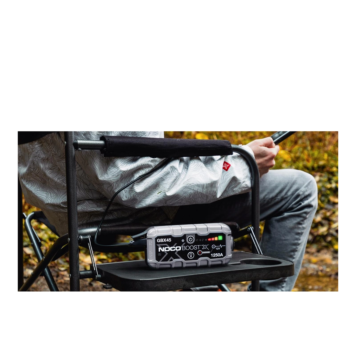 NOCO Boost X GBX45 being used