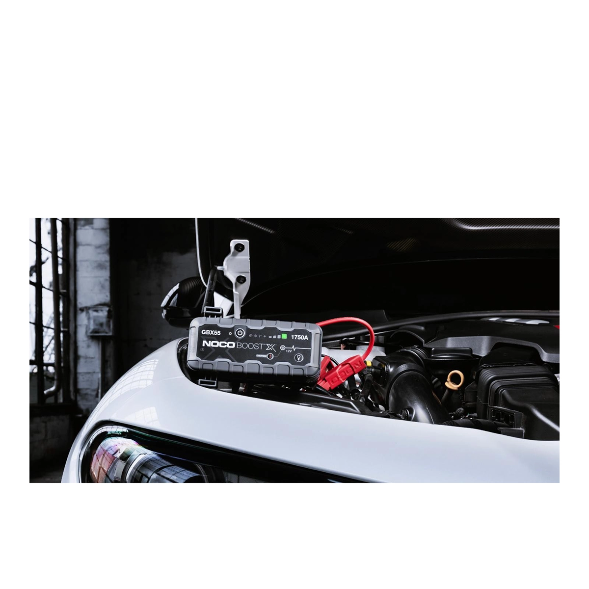 NOCO GBX55 boosting car