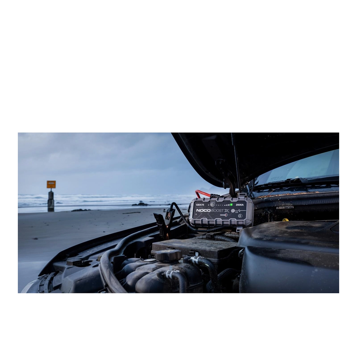 NOCO GBX75 boosting car