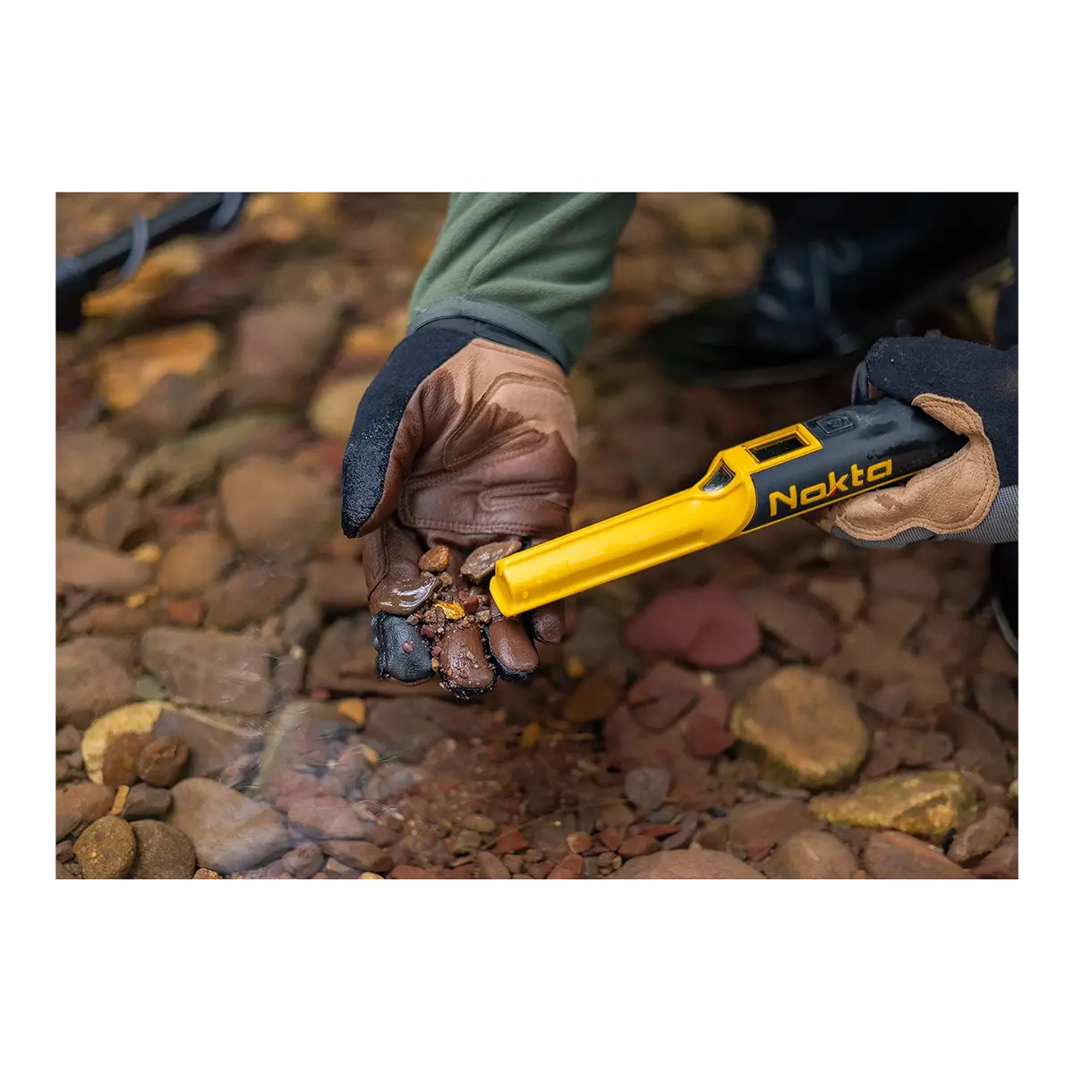 Nokta AccuPOINT pointer in use