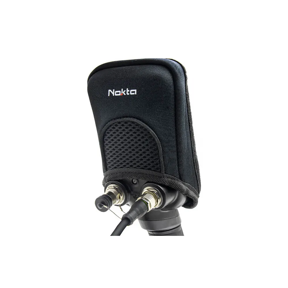 Nokta The Legend Metal Detector Protective System Box Cover back view with metal detector inside
