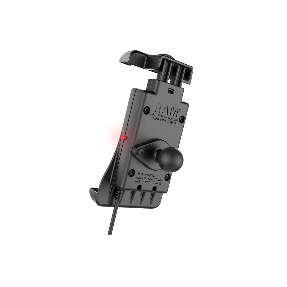 RAM-B-166-UN14W: RAM Quick-Grip 15W Waterproof Wireless Charging Suction Cup Mount back view