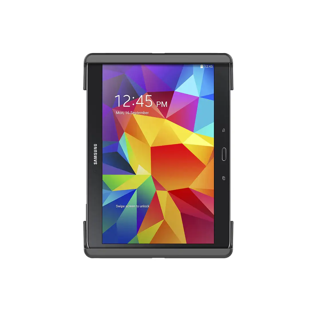 RAM-HOL-TAB26U: RAM Tab-Tite Tablet Holder for Samsung Tab 4 10.1 with tablet inside