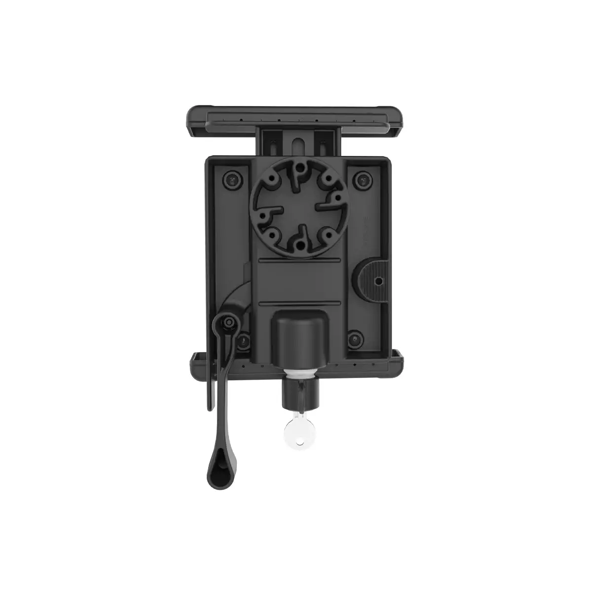 RAM-HOL-TABL12U: RAM Tab-Lock Universal Spring Loaded Holder for 8" Tablets with Case back view