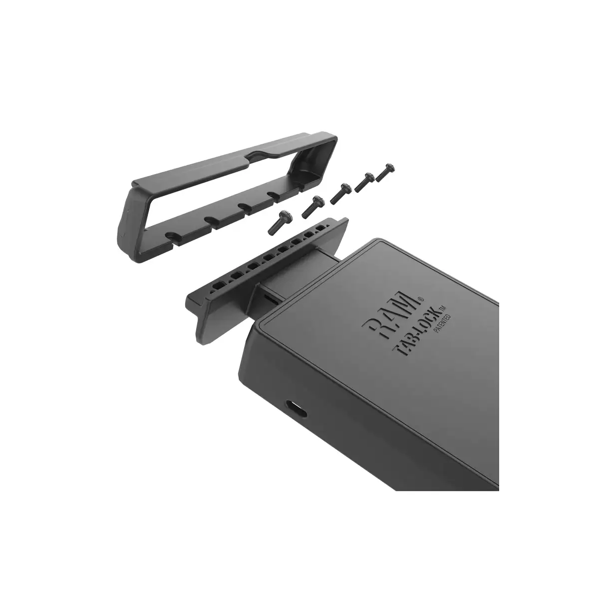 RAM-HOL-TABL12U: RAM Tab-Lock Universal Spring Loaded Holder for 8" Tablets with Case cups