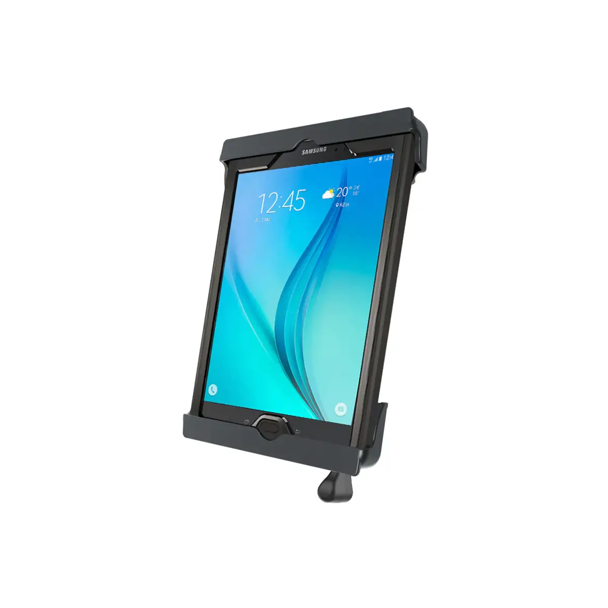 RAM-HOL-TABL20U: RAM Tab-Lock Holder for 9"-10.5" Tablets with Heavy Duty Cases with tablet inside