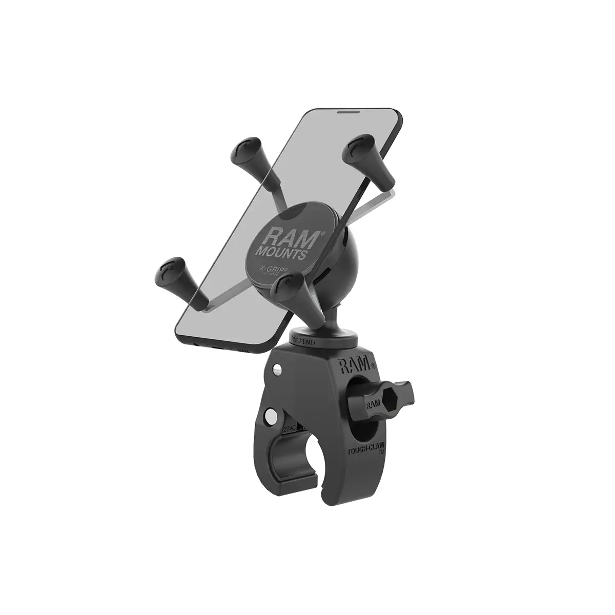 RAM-HOL-UN7-400U: RAM X-Grip Phone Mount with RAM Snap-Link Tough-Claw