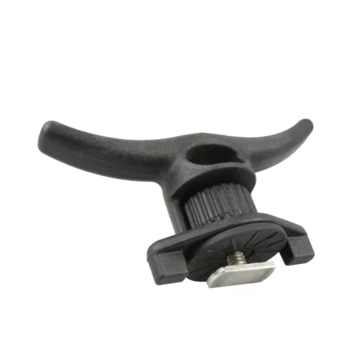 RAP-432U: RAM Tough-Cleat Anchor Tie-Off with Track Adapter left and bottom view