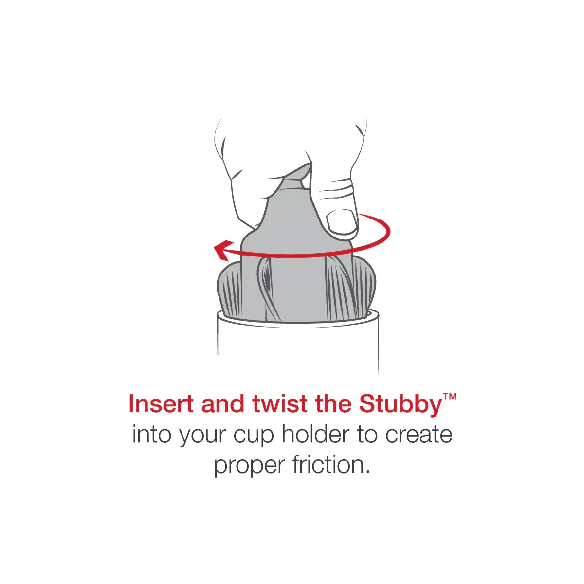 RAP-B-299-4U: RAM Stubby Cup Holder Ball Base how to use graphic