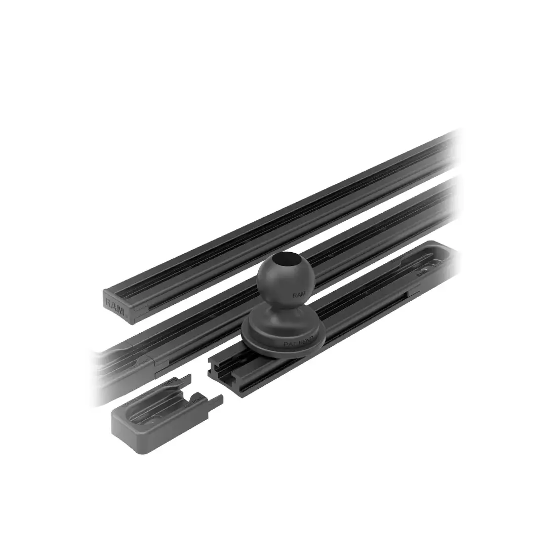 RAP-B-354U-TRA1: RAM Track Ball with T-Bolt Attachment - B Size in track