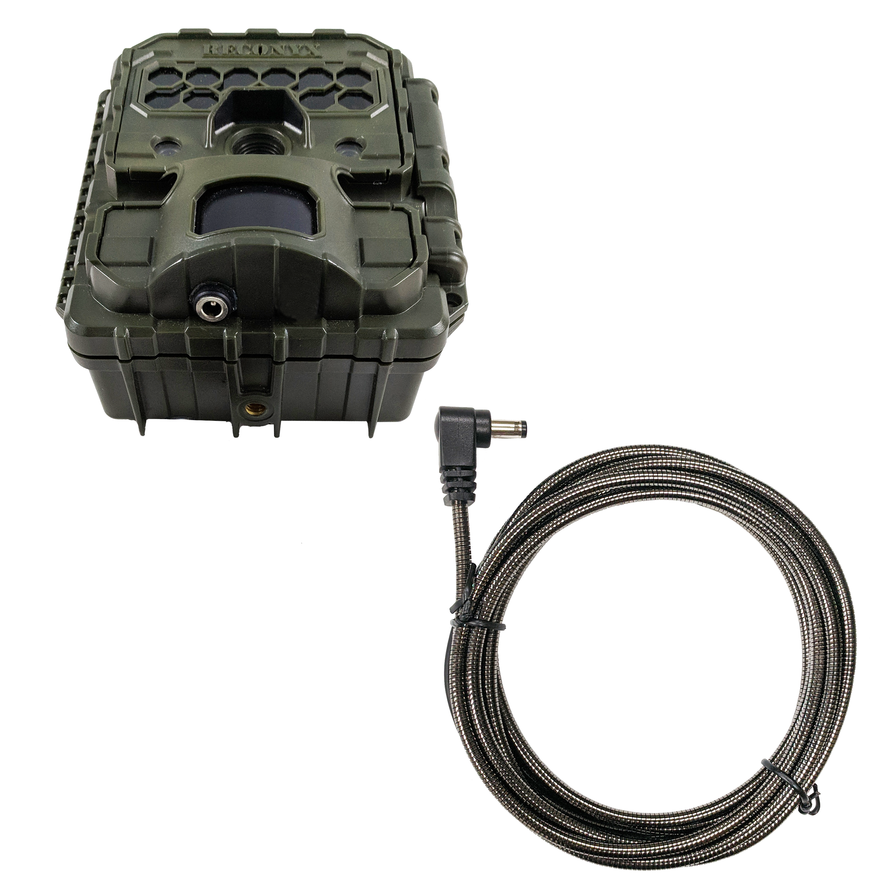 Reconyx HP2X Hyperfire 2 Professional Covert IR Camera in OD Green with External Power Jack & Cable