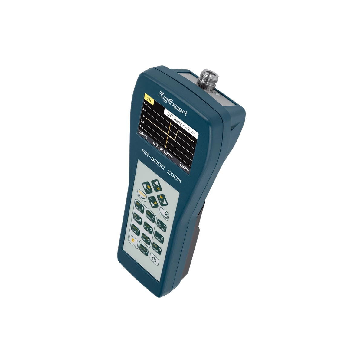RigExpert AA-3000 ZOOM right angled view