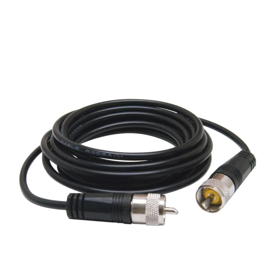 9' CB Antenna Coax Cable with PL-259 Connectors